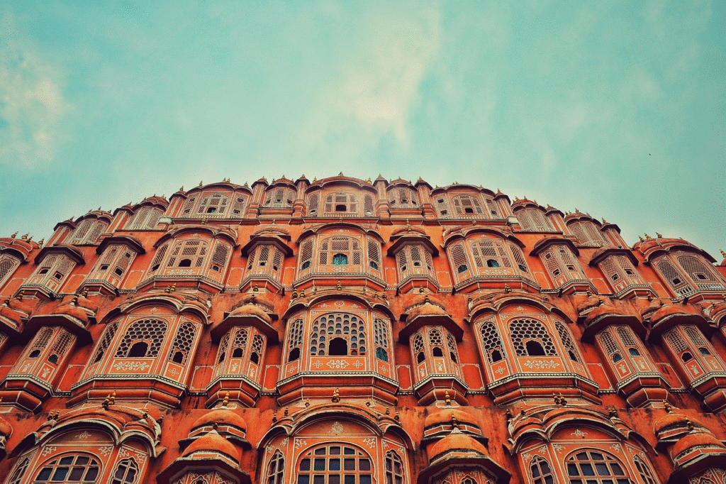 Hawa Mahal in Jaipur, a luxurious example of Rajput architecture and a highlight of Golden Triangle tours.