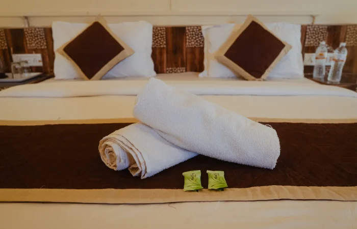 Luxury Super Deluxe Tent bad